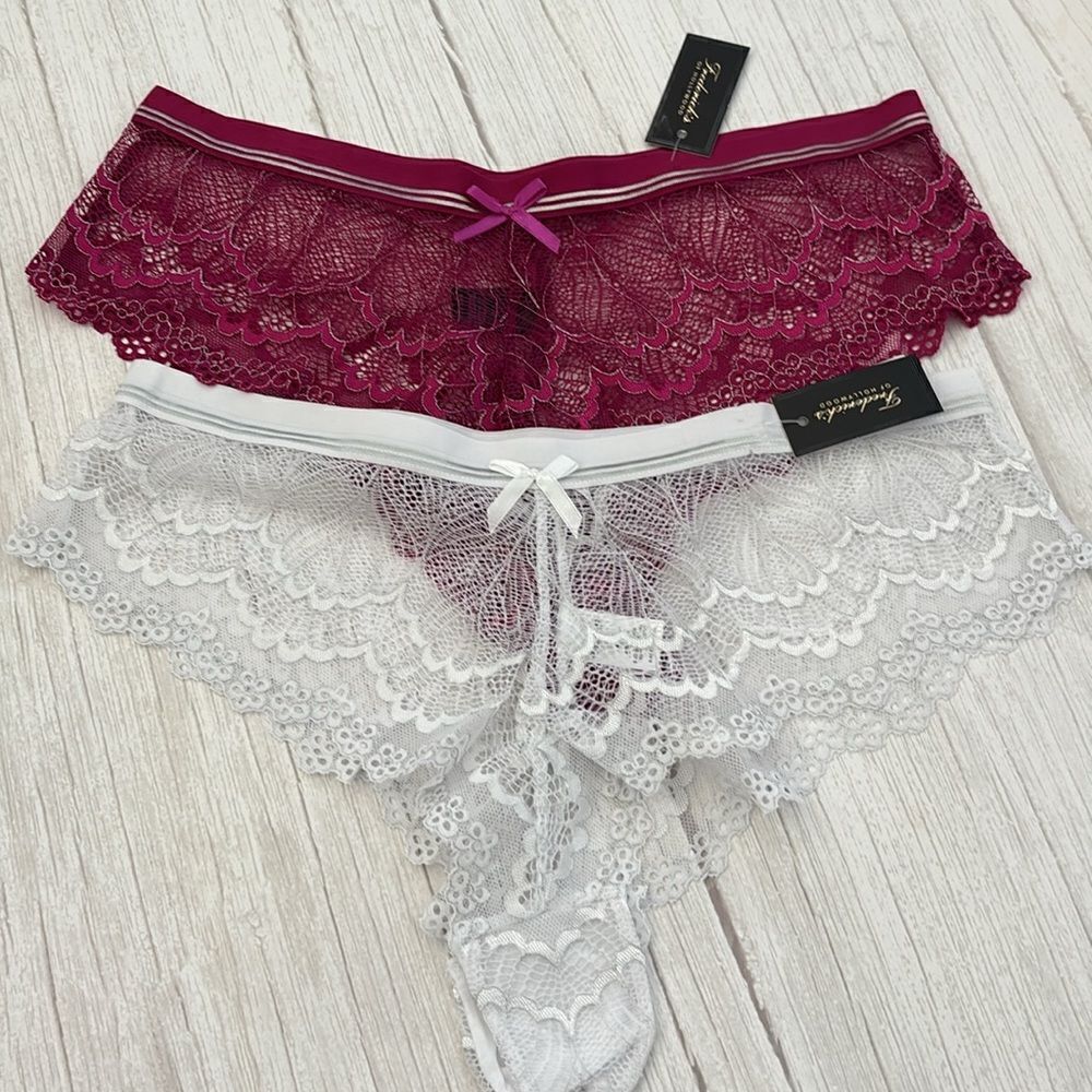 Frederick's of Hollywood Bundle of 2 Caroline Panties 1X NWT
